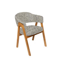 ARMLEHNSTUHL in Holz, Textil Grau, Eichefarben  - Eichefarben/Grau, KONVENTIONELL, Holz/Textil (63,5/82/58cm) - Linea Natura