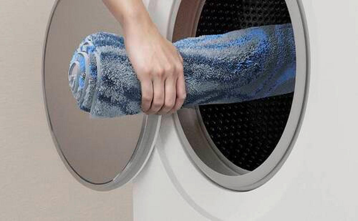 BIDET-VORLEGER Blau 50/60 cm  - Blau, Design, Kunststoff/Textil (50/60cm) - Grund