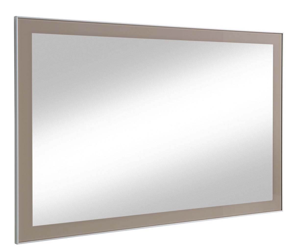 GARDEROBE 3-teilig  in 190/195/31 cm  - Taupe/Weiss, Design, Glas/Holzwerkstoff (190/195/31cm)