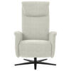 RELAXSESSEL in Textil Naturfarben  - Schwarz/Naturfarben, Design, Textil/Metall (77/115/89cm) - Pure Home Comfort