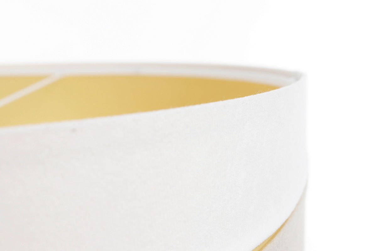 HÄNGELEUCHTE Swing 50/95 cm   - Beige/Goldfarben, Design, Kunststoff/Textil (50/95cm)