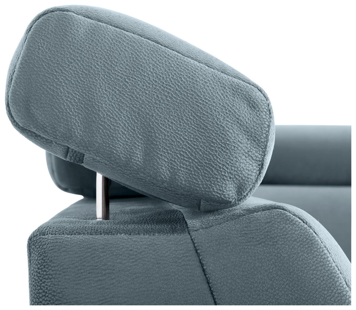 KUTNA GARNITURA tekstil  svijetlo plava   - boje kroma/svijetlo plava, Konvencionalno, tekstil/metal (206/271cm) - Carryhome