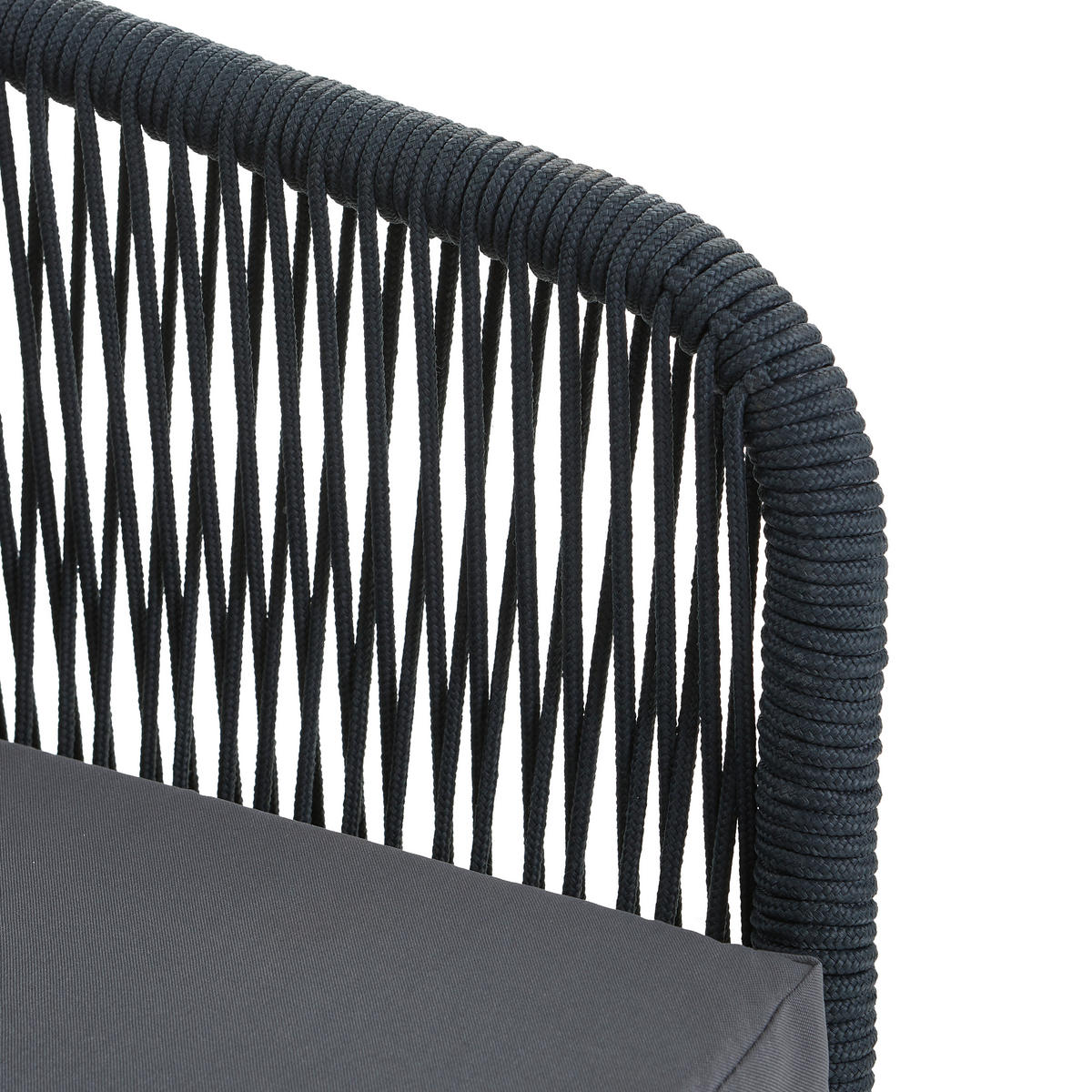 LOUNGEGARNITUR Akazie Hartholz Stahl  - Grau/Akaziefarben, MODERN, Holz/Kunststoff (160/75/70cm) - Ambia Garden