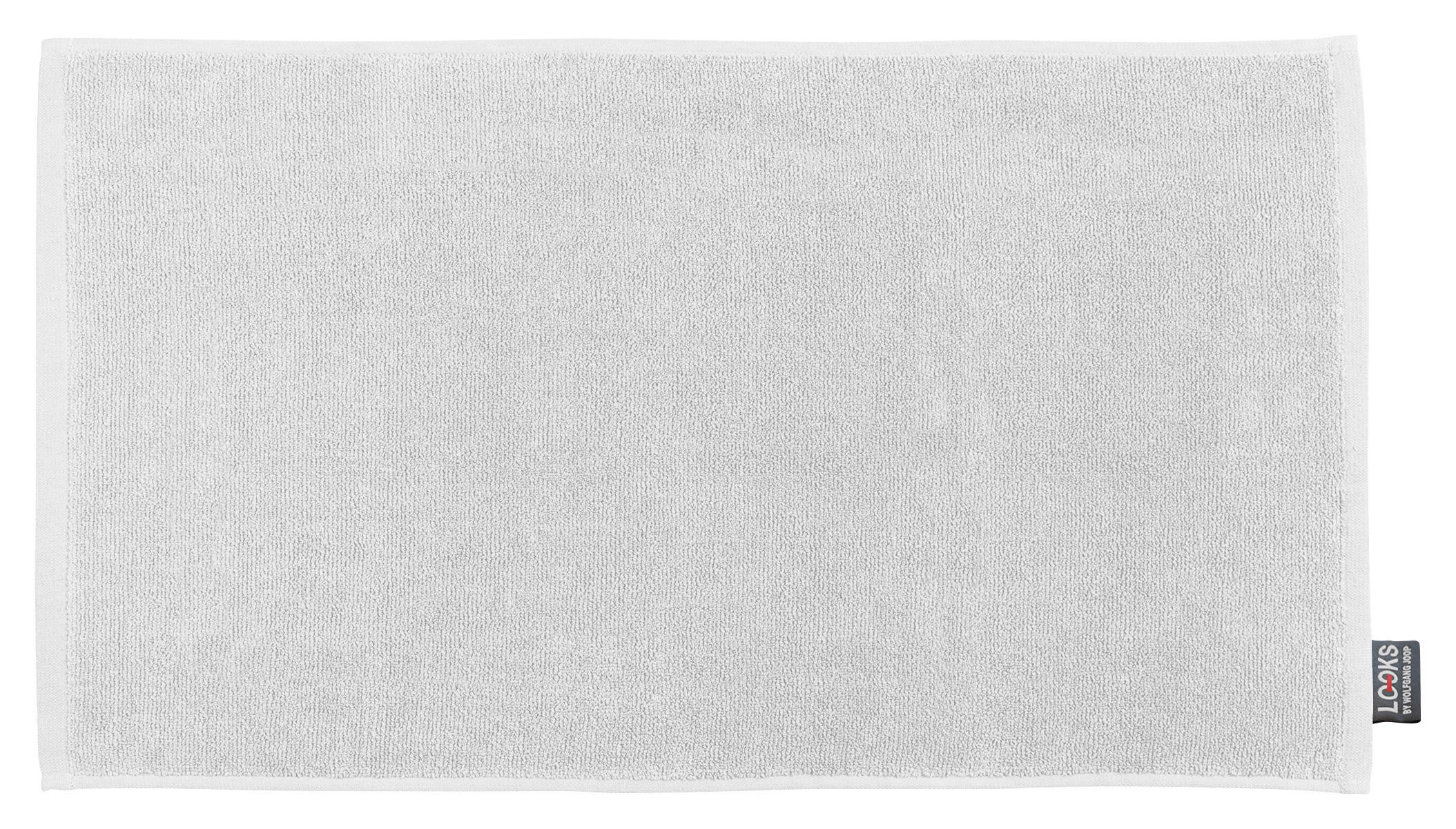 BADEMATTE 7001 Uni 50/70 cm  - Weiß, KONVENTIONELL, Naturmaterialien/Textil (50/70cm) - LOOKS by W.Joop