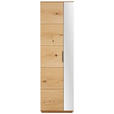 GARDEROBE 6-teilig  in 270/202/38 cm  - Eichefarben/Anthrazit, Natur, Holz/Textil (270/202/38cm) - Linea Natura