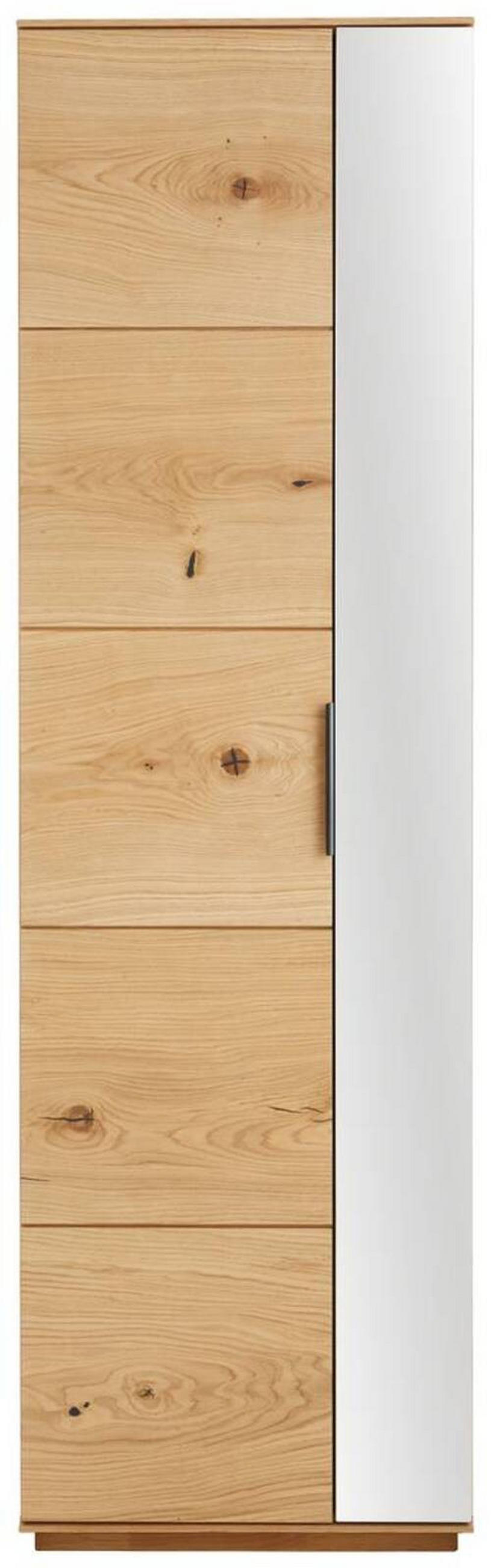 GARDEROBE 6-teilig  in 270/202/38 cm  - Eichefarben/Anthrazit, Natur, Holz/Textil (270/202/38cm) - Linea Natura