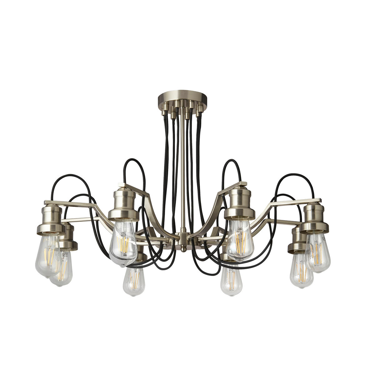 HÄNGLAMPA Olivia 70/43 cm  - silver, Klassisk, metall (70/43cm)