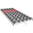 LATTENROST 90/200 cm , - Dunkelgrau/Dunkelrot, Basics, Kunststoff (90/200cm) - SLEEPTEX