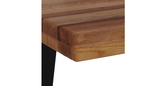 SCHREIBTISCH - Hellbraun/Eichefarben, LIFESTYLE, Holz/Metall (145/75/65cm) - Landscape