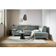 ECKSOFA in Mikrofaser Mintgrün  - Chromfarben/Mintgrün, KONVENTIONELL, Textil/Metall (271/206cm) - Carryhome