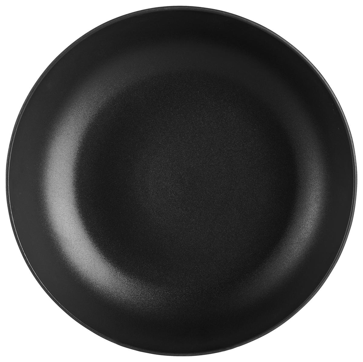 SCHALE Liberty velvet black 25 cm  - Schwarz, Basics, Keramik (25cm) - Seltmann Weiden