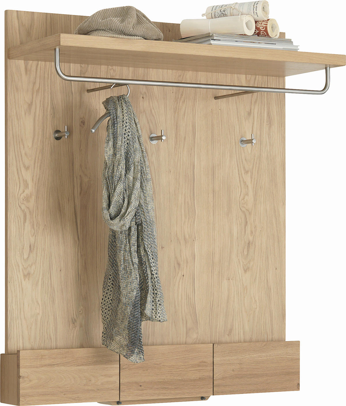 GARDEROBENPANEEL  in 96/112/37,5 cm  - Eichefarben, Design, Holz (96/112/37,5cm) - Voglauer