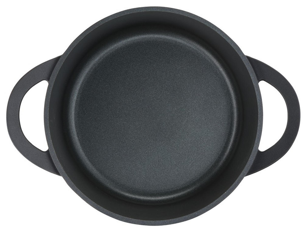 KOCHTOPF TRATTORIA 4,2 L  - Edelstahlfarben/Schwarz, Basics (31/26/13,5cm) - Tefal