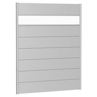 SICHTSCHUTZ - Silberfarben, Basics, Kunststoff/Metall (145/182/4,4cm) - Biohort