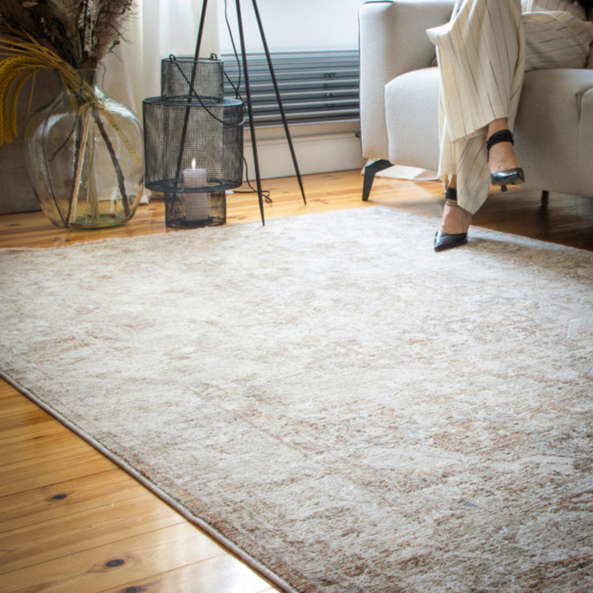 VINTAGE-TEPPICH 120/170 cm My Everest Terracotta  - Terracotta, Basics, Textil (120/170cm) - Obsession