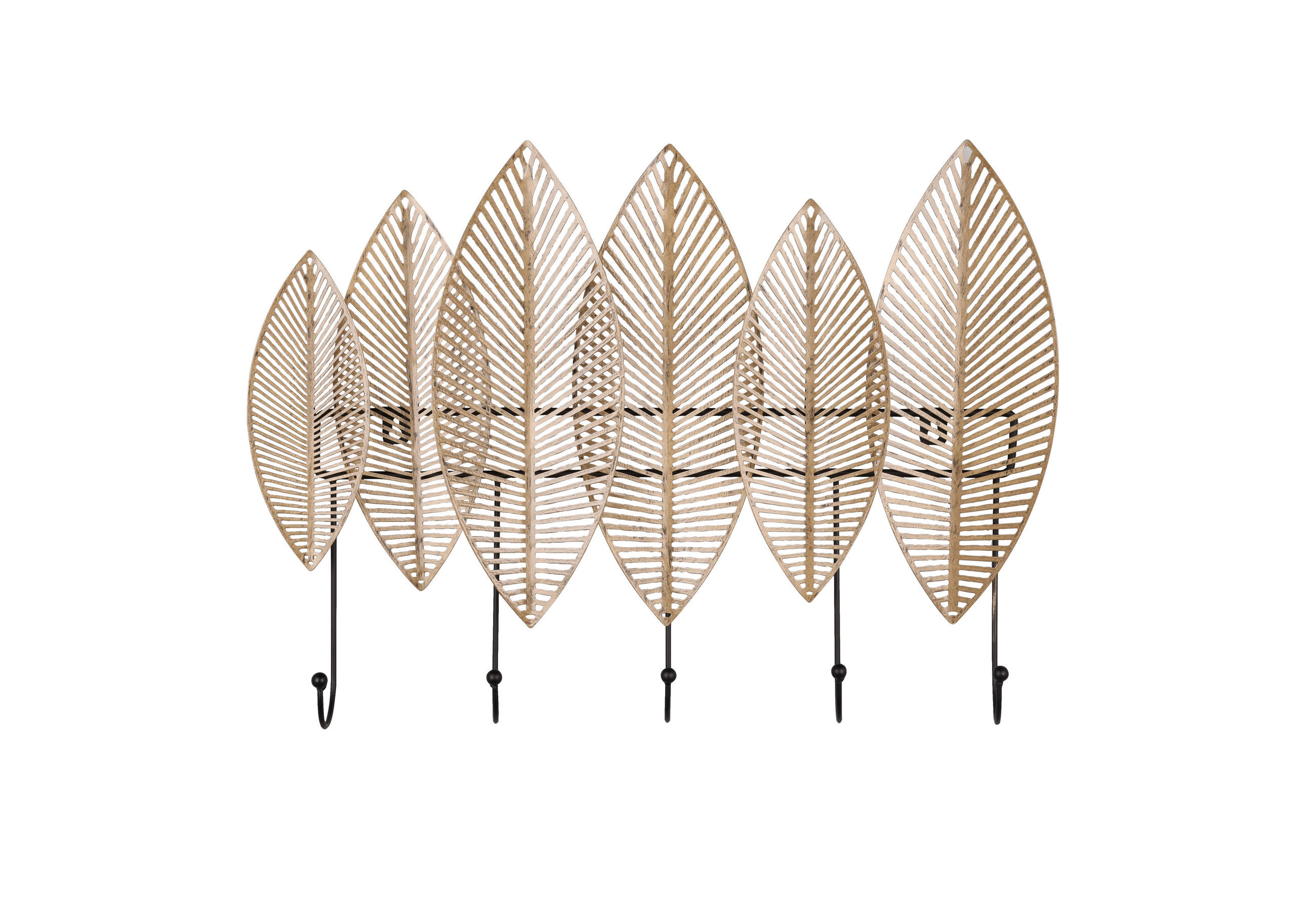 Milino Wandgarderobe Gold 49x35x6 cm