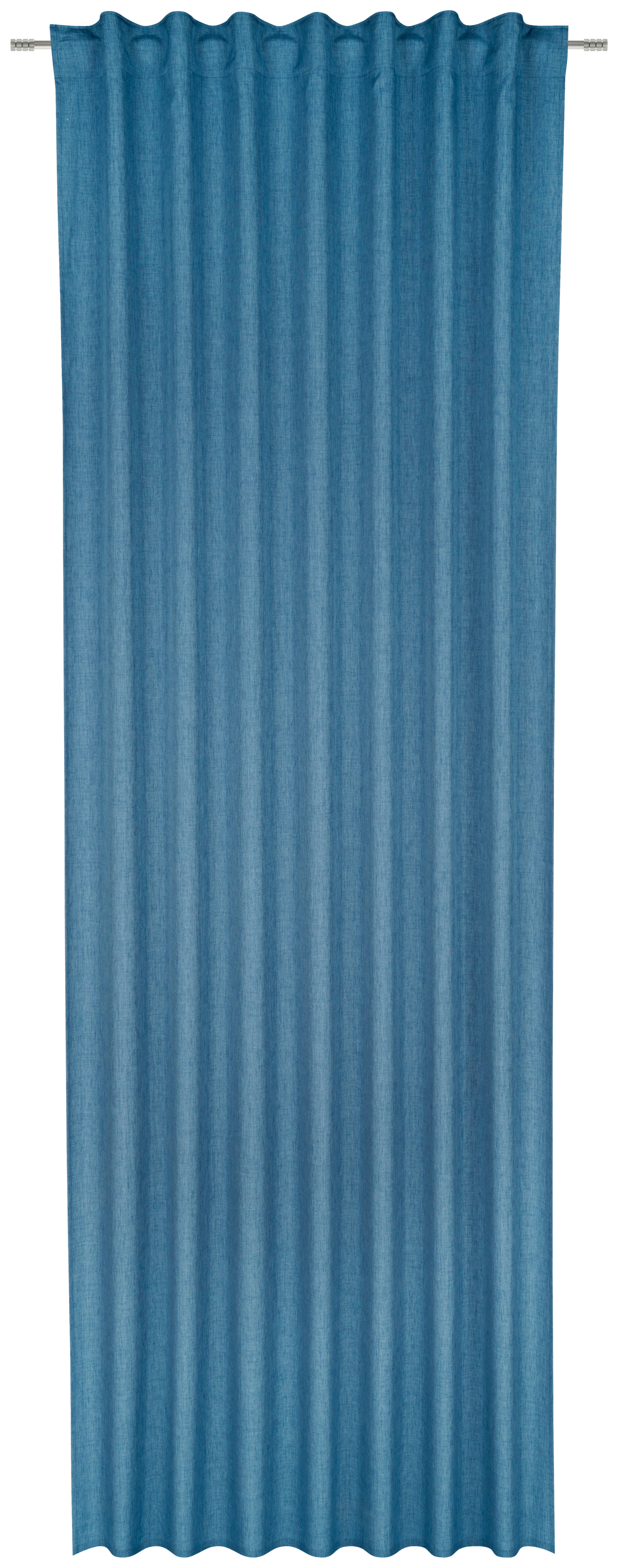GOTOVA ZAVESA plava - plava, Osnovno, tekstil (140/300cm) - Esposa