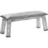 SITZBANK - Braun, Design, Leder/Holz (110/43/37cm)