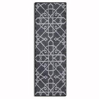 LÄUFER 80/600 cm  - Schwarz, Design, Kunststoff/Textil (80/600cm) - Novel
