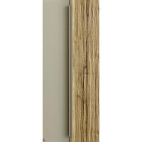 HÄNGESCHRANK 38,4/76,8/33,1 cm  - Wildeiche/Titanfarben, ROMANTIK / LANDHAUS, Glas/Holz (38,4/76,8/33,1cm) - Musterring