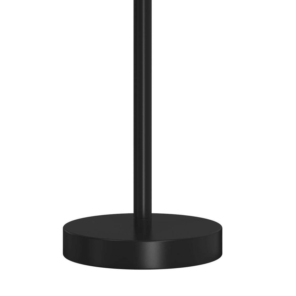 TISCHLEUCHTE PALOMA 24/24/48 cm   - Schwarz, Design, Glas/Kunststoff (24/24/48cm)