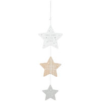 FÜGGŐDÍSZ - natúr színű/fehér, Trend, faalapú anyag (53cm) - My Baby Lou