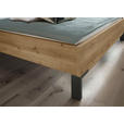 BETT 140/200 cm  in Champagner, Eiche Bianco  - Schieferfarben/Eiche Bianco, KONVENTIONELL, Holzwerkstoff/Textil (140/200cm) - Dieter Knoll
