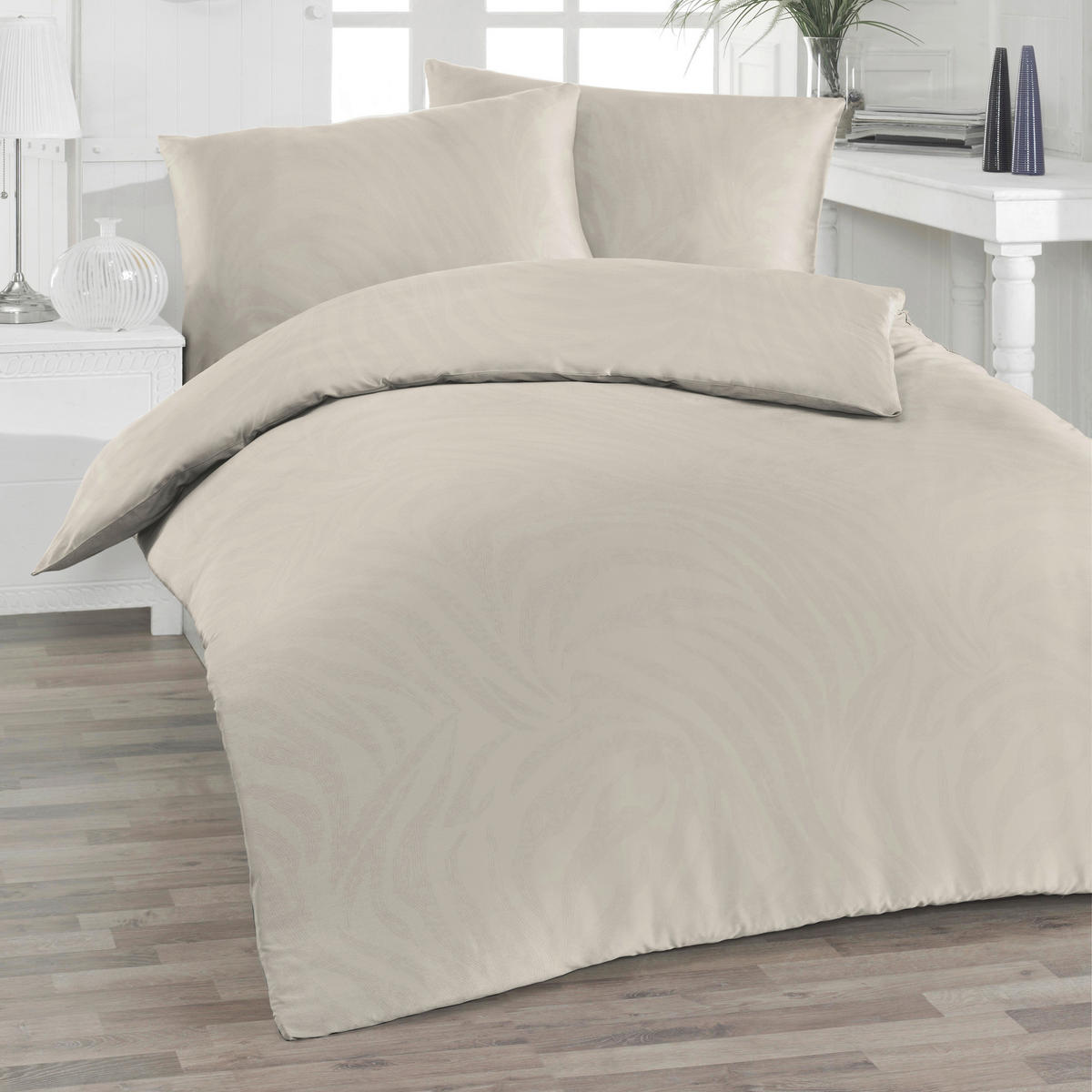 BETTWÄSCHE Flanell 140/220 cm  - Beige, Basics, Textil (140/220cm) - Florella