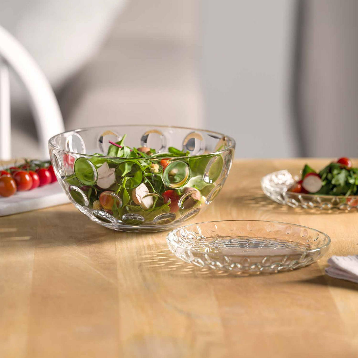 SCHALE Cucina Optic  - Transparent, Design, Glas (21,50/10,00/21,50cm) - Leonardo