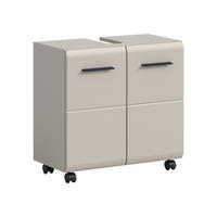 TVÄTTSTÄLLSUNDERSKÅP 60/58/30 cm  - svart/kashmir, Trend, trämaterial/plast (60/58/30cm) - MID.YOU
