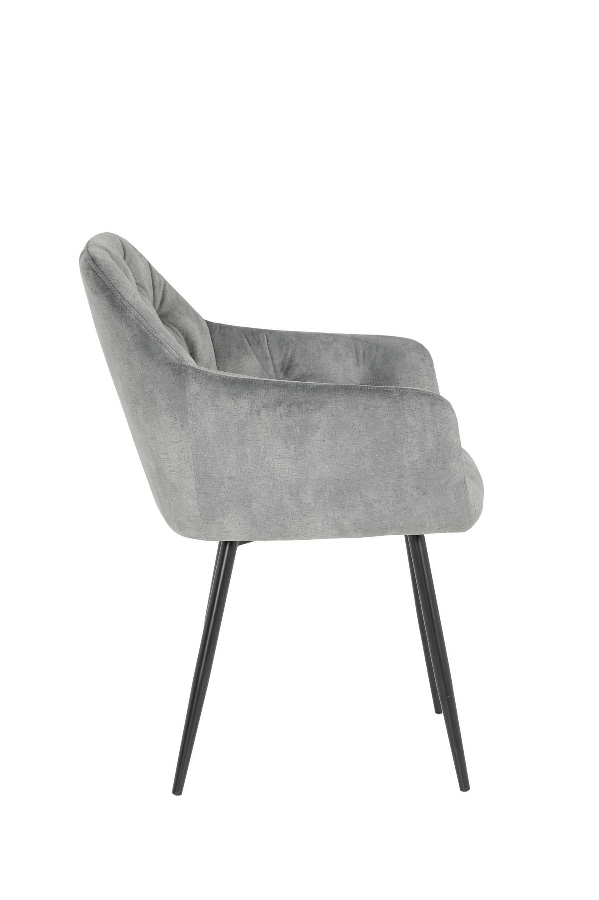 TISCHGRUPPE   - Alteiche/Grau, MODERN, Textil/Metall (140/76/90cm) - P & B