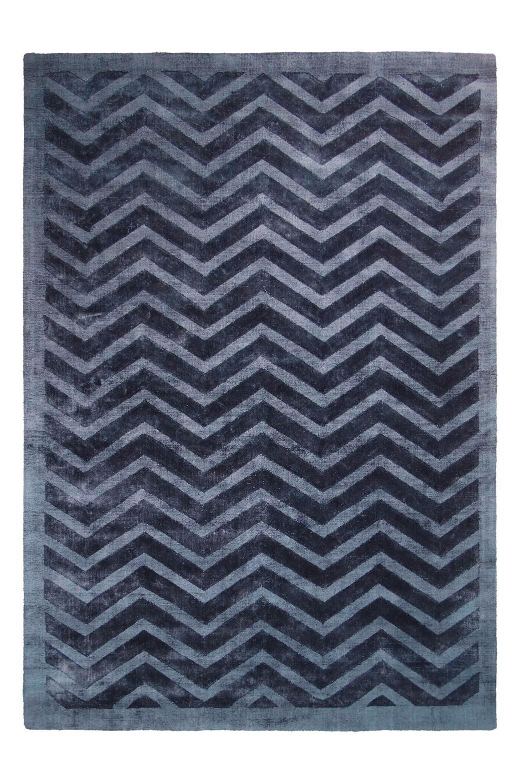 WEBTEPPICH 80/150 cm Dunkelblau  - Dunkelblau, Basics, Textil (80/150cm) - Novel