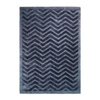 WEBTEPPICH 80/150 cm Dunkelblau  - Dunkelblau, Basics, Textil (80/150cm) - Novel