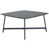 COUCHTISCH 80/80/42 cm rechteckig Grau  - Schwarz/Grau, Design, Holzwerkstoff/Metall (80/80/42cm) - MID.YOU