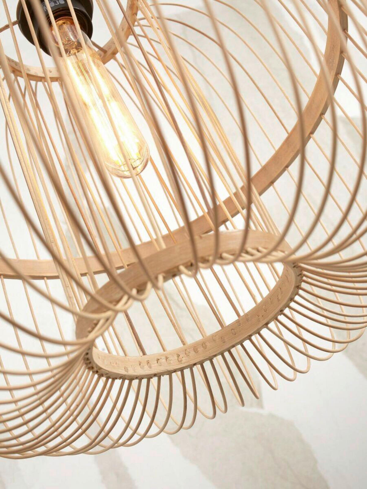 DECKENLEUCHTE GOOD&MOJO  38/25 cm  - Naturfarben, Trend (38/25cm) - Good & Mojo