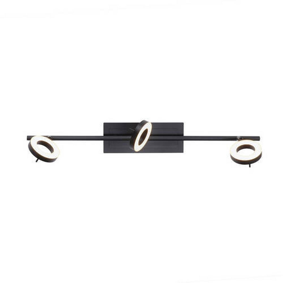 LED-BADEZIMMER-DECKENLEUCHTE - Anthrazit, Design, Kunststoff/Metall (67/18/19cm) - Paul Neuhaus