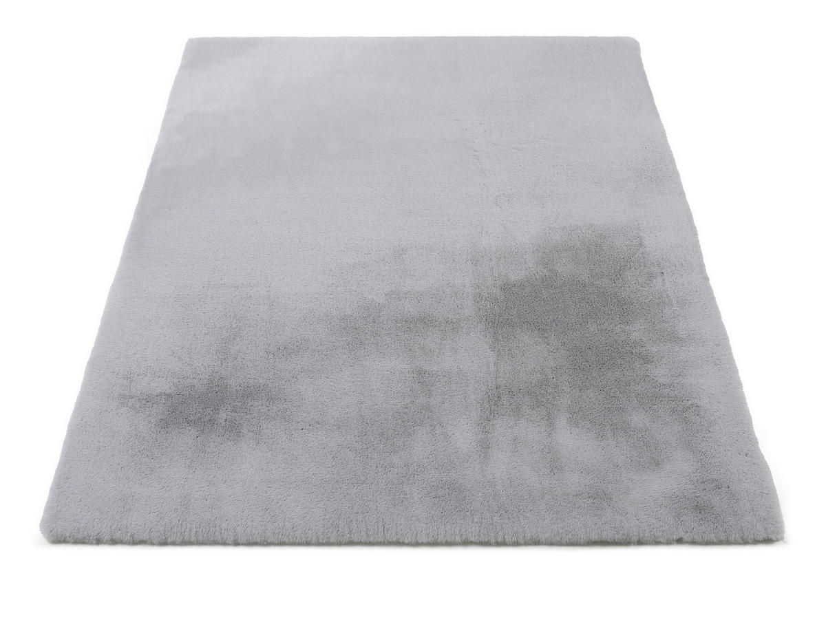 HOCHFLORTEPPICH 67/130 cm Silky Haven Grau  - Grau, Basics, Textil (67/130cm) - Novel