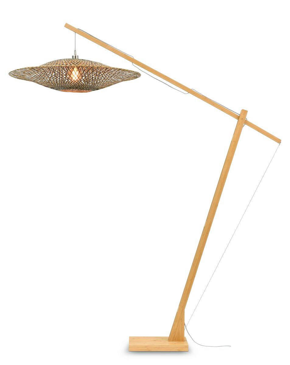 STOJEČA SVETILKA  GOOD&MOJO       87/207 cm       - črna/naravne barve, Natur (87/207cm) - Good & Mojo