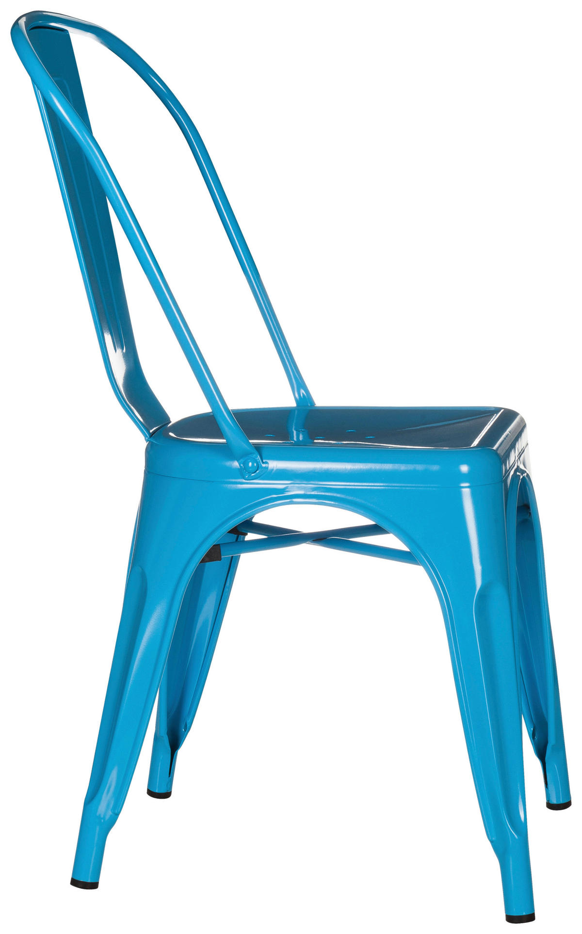 STUHL  in Stahl Metall  - Hellblau, Basics, Metall (44/84/54cm) - MID.YOU