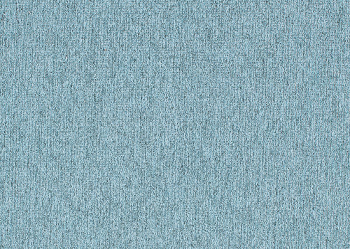 ECKSOFA in Flachgewebe Blau  - Blau/Silberfarben, Design, Textil/Metall (306/174cm) - MID.YOU