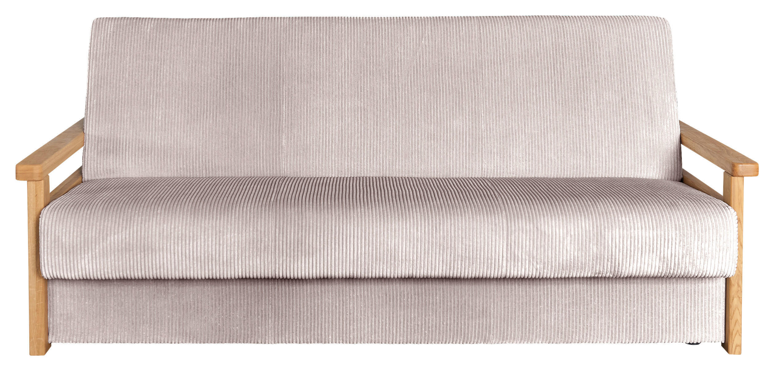 BÄDDSOFFA i manchester rosa  - rosa/naturfärgad, Design, trä/textil (220/90/90cm) - P & B
