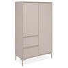 HIGHBOARD  81/139/40 cm 2 Schublade(n)  - Kaschmir, Design, Holzwerkstoff/Metall (81/139/40cm) - MID.YOU