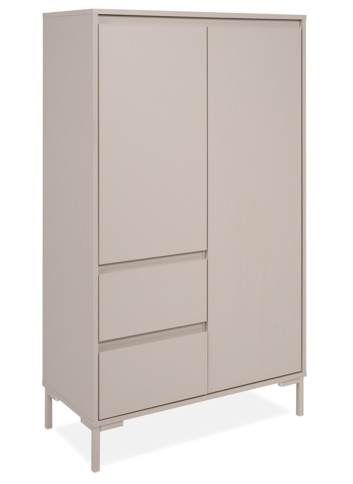 HIGHBOARD  81/139/40 cm 2 Schublade(n)  - Kaschmir, Design, Holzwerkstoff/Metall (81/139/40cm) - MID.YOU