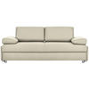 SCHLAFSOFA in Textil Beige  - Chromfarben/Beige, Design, Textil/Metall (212/84/100cm) - Bali