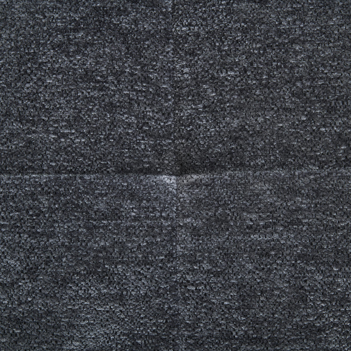 SCHWINGSTUHL  in Eisen Leinenoptik  - Dunkelgrau/Schwarz, LIFESTYLE, Textil/Metall (39/98/43cm) - MID.YOU