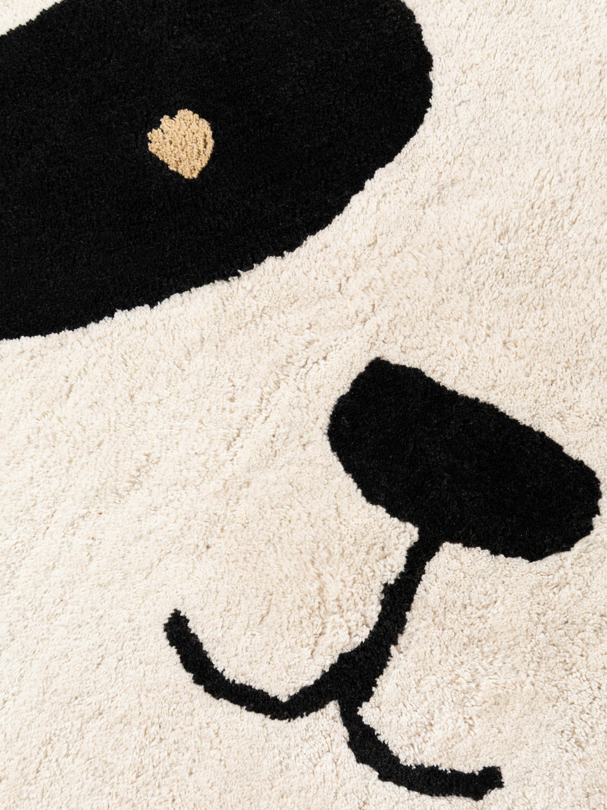 KINDERTEPPICH 103/120 cm Snuggle Patsy  - Creme/Schwarz, Basics, Kunststoff/Textil (103/120cm) - Hanse Home