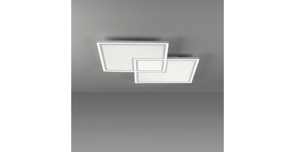 LED-DECKENLEUCHTE 67/67/5 cm   - Weiß, Trend, Kunststoff/Metall (67/67/5cm) - Novel