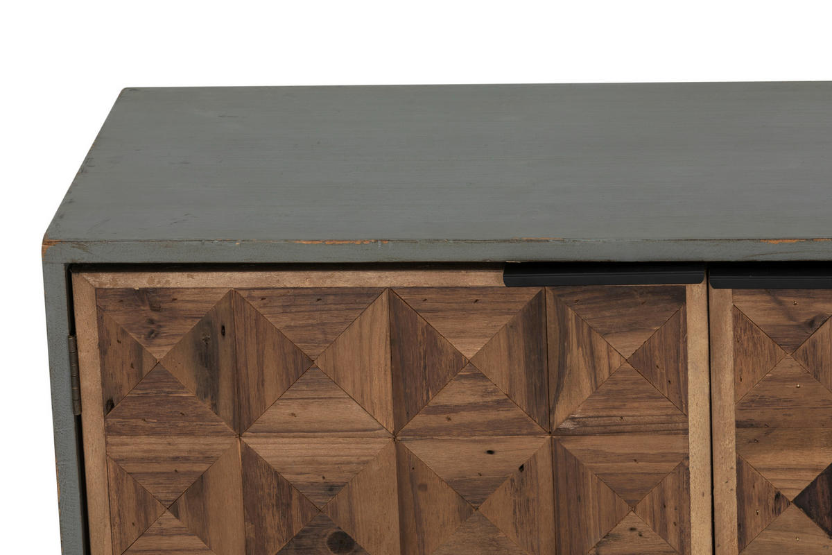 SIDEBOARD  in 120/81/34 cm  - Multicolor/Schwarz, KONVENTIONELL, Holz/Metall (120/81/34cm) - Livetastic