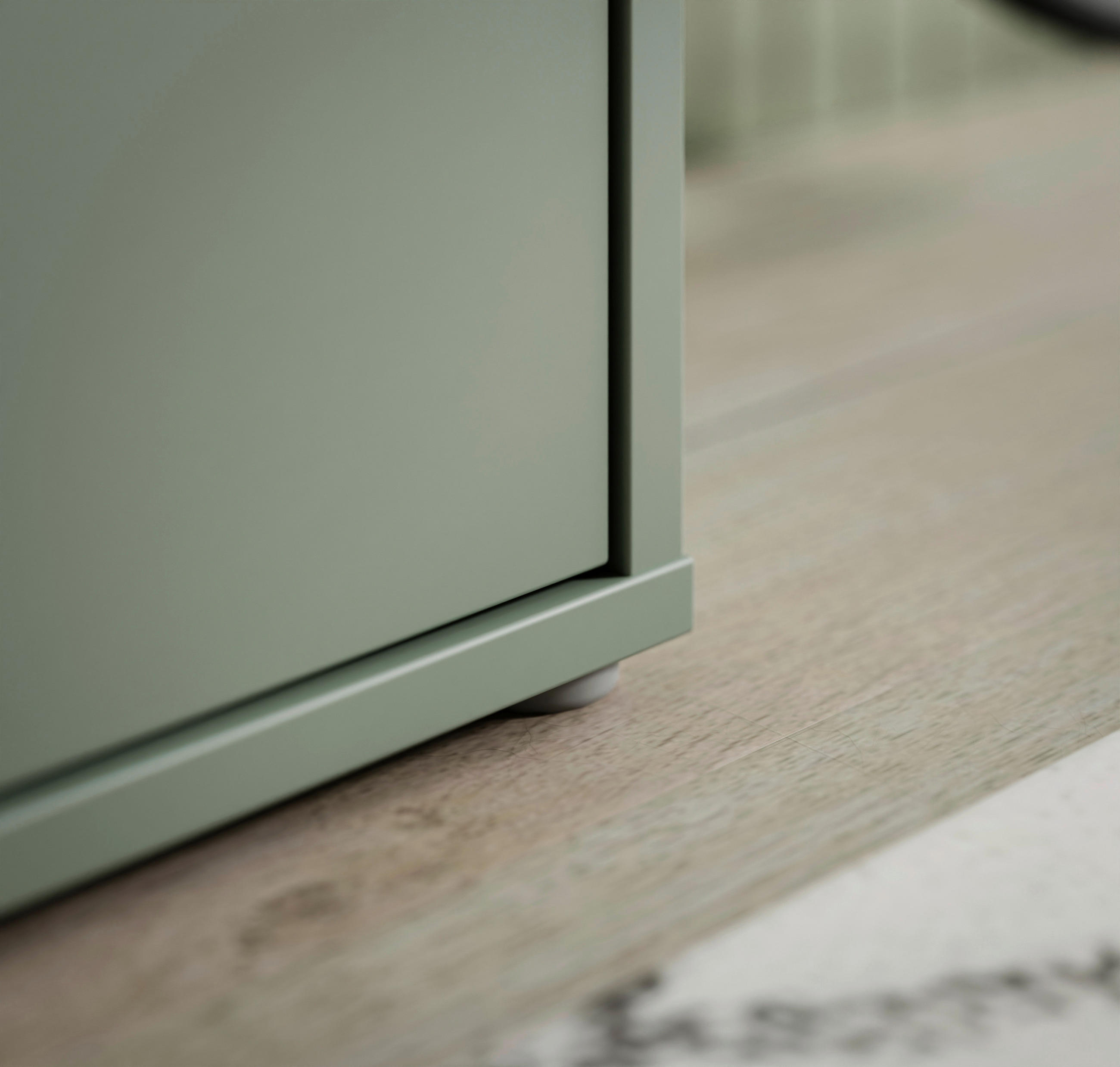 HIGHBOARD  124,5/121,5/34,9 cm  - Salbeigrün/Grau, MODERN, Holzwerkstoff/Kunststoff (124,5/121,5/34,9cm) - Carryhome