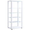 VITRINEWeiss  - Weiss/Schwarz, Modern, Glas/Holzwerkstoff (51,8/114,5/34,8cm) - MID.YOU